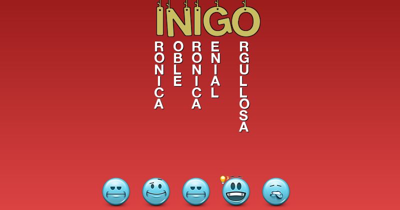 Emoticones para iñigo - Emoticones para tu nombre