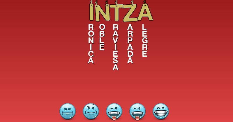 Emoticones para intza - Emoticones para tu nombre