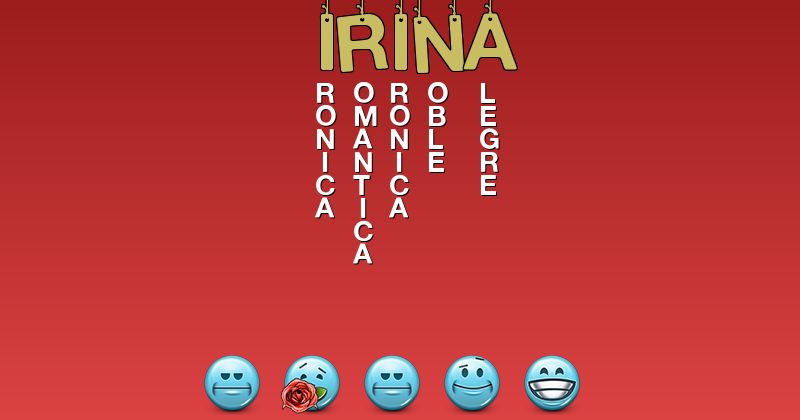 Emoticones para irina - Emoticones para tu nombre