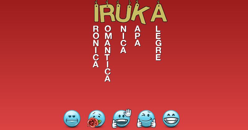 Emoticones para iruka - Emoticones para tu nombre