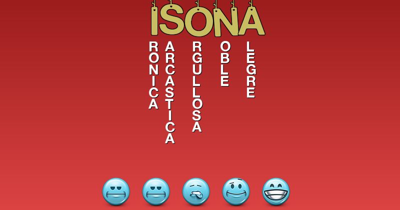 Emoticones para isona - Emoticones para tu nombre