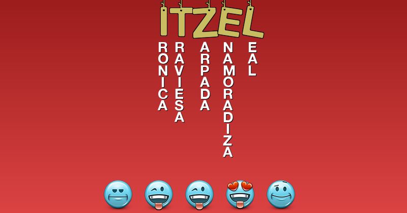 Emoticones para itzel - Emoticones para tu nombre