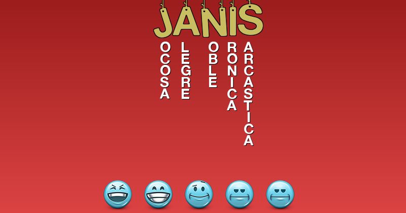 Emoticones para janis - Emoticones para tu nombre
