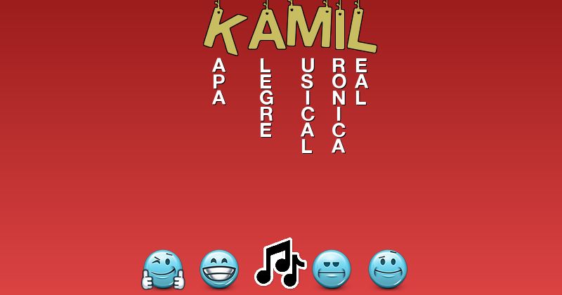 Emoticones para kamil - Emoticones para tu nombre