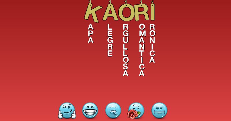 Emoticones para kaori - Emoticones para tu nombre