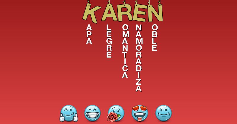 Emoticones para karen - Emoticones para tu nombre