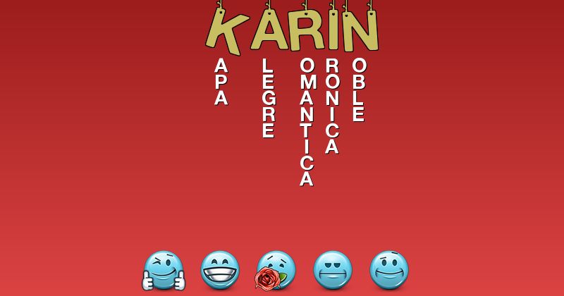 Emoticones para karin - Emoticones para tu nombre