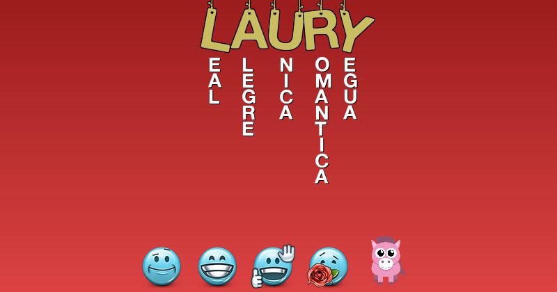 Emoticones para laury - Emoticones para tu nombre