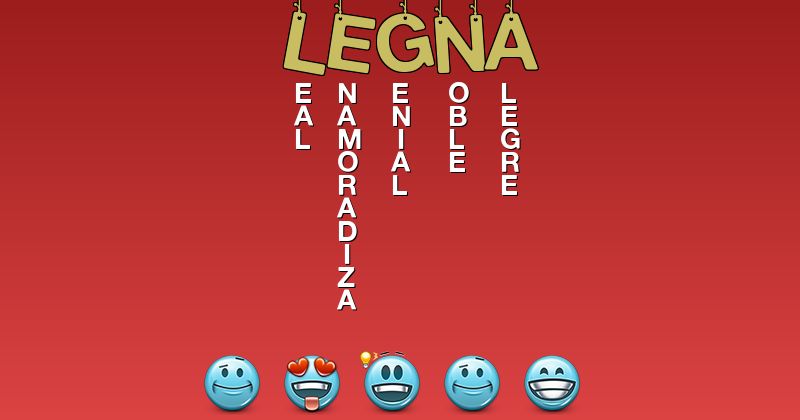 Emoticones para legna - Emoticones para tu nombre