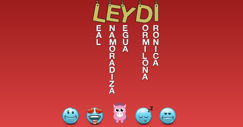 Emoticones para leydi - Emoticones para tu nombre