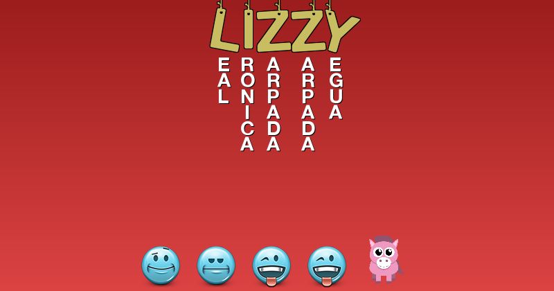 Emoticones para lizzy - Emoticones para tu nombre