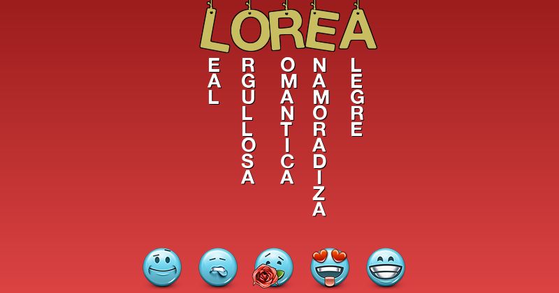 Emoticones para lorea - Emoticones para tu nombre