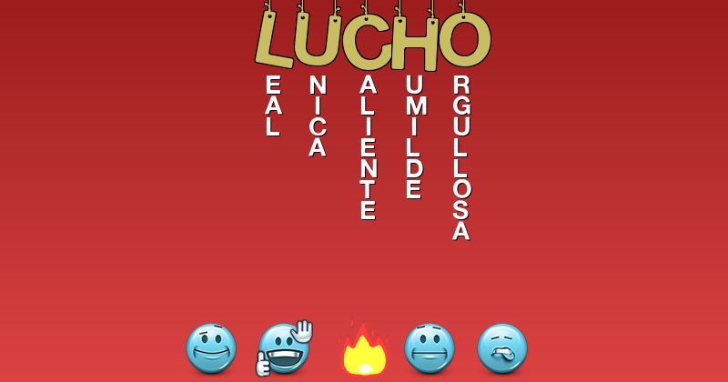 Emoticones para lucho - Emoticones para tu nombre