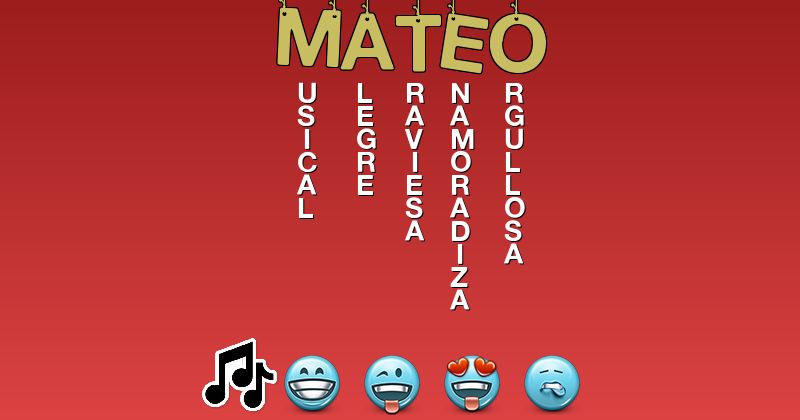 Emoticones para mateo - Emoticones para tu nombre