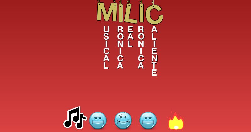 Emoticones para milic - Emoticones para tu nombre