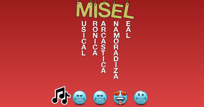 Emoticones para misel - Emoticones para tu nombre