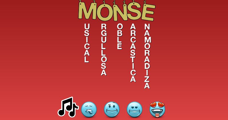 Emoticones para monse - Emoticones para tu nombre