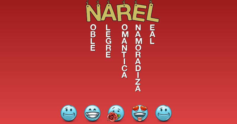 Emoticones para narel - Emoticones para tu nombre