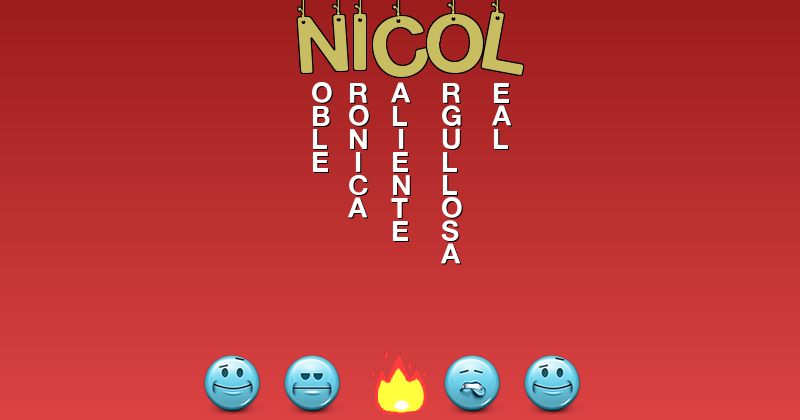 Emoticones para nicol - Emoticones para tu nombre