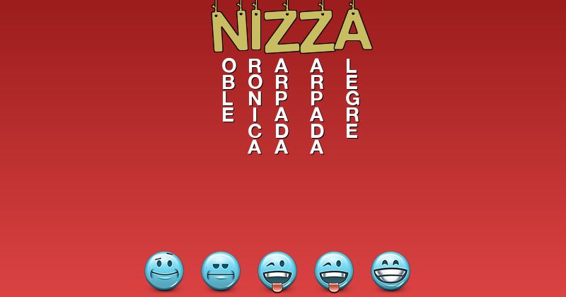 Emoticones para nizza - Emoticones para tu nombre