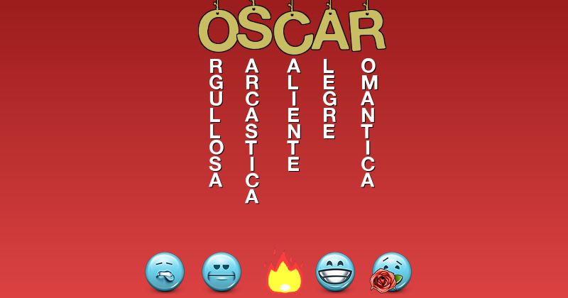 Emoticones para oscar - Emoticones para tu nombre