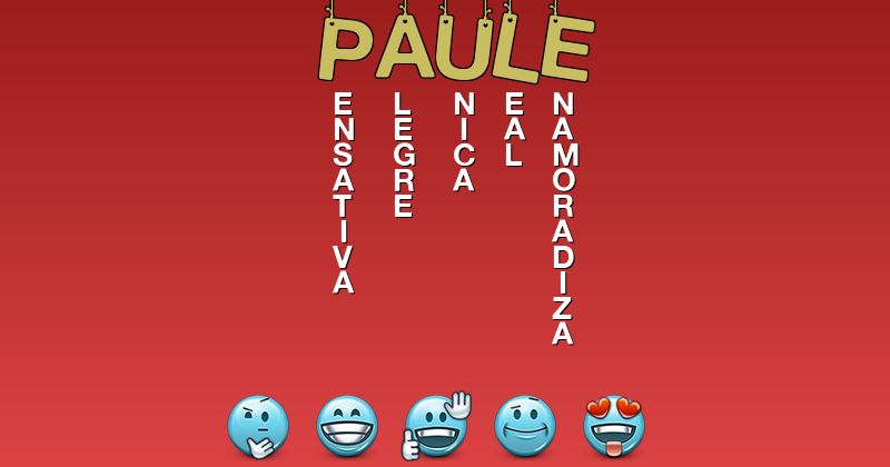 Emoticones para paule - Emoticones para tu nombre