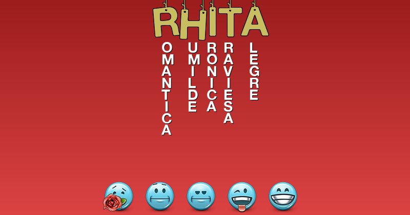 Emoticones para rhita - Emoticones para tu nombre