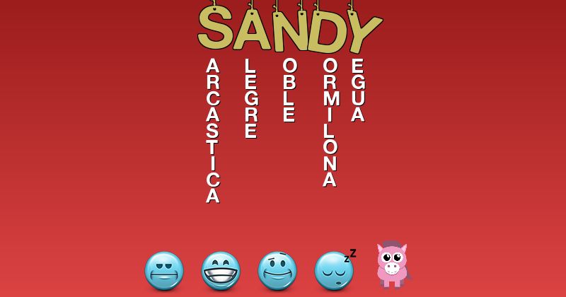 Emoticones para sandy - Emoticones para tu nombre