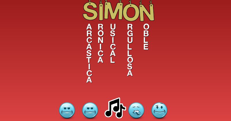 Emoticones para simon - Emoticones para tu nombre