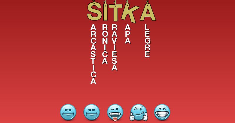 Emoticones para sitka - Emoticones para tu nombre