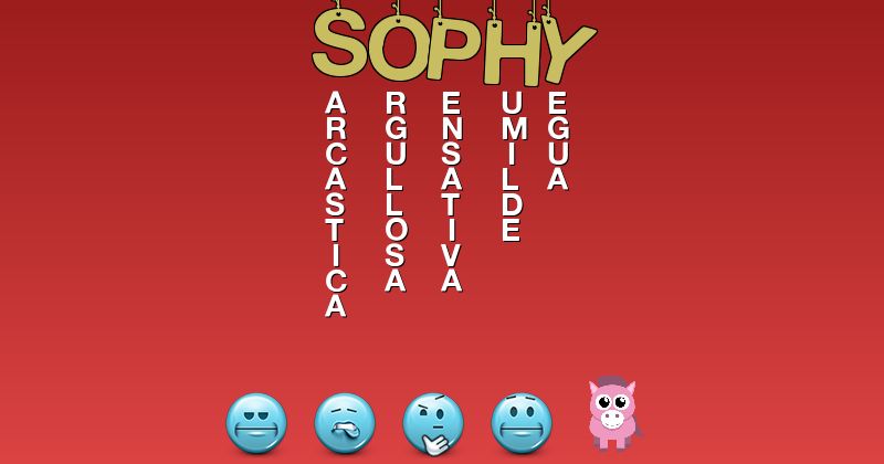 Emoticones para sophy - Emoticones para tu nombre