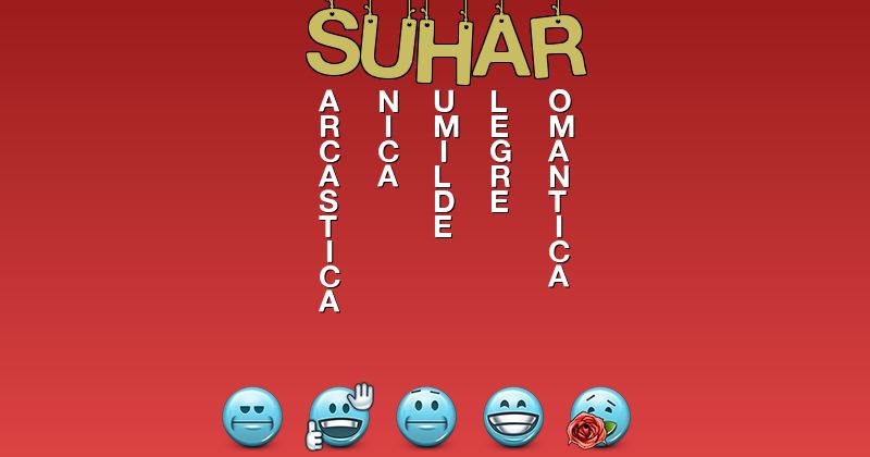 Emoticones para suhar - Emoticones para tu nombre