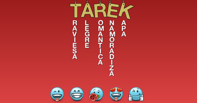 Emoticones para tarek - Emoticones para tu nombre
