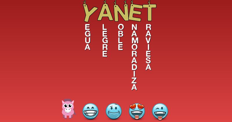 Emoticones para yanet - Emoticones para tu nombre