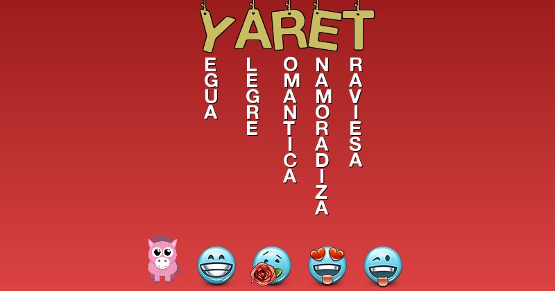 Emoticones para yaret - Emoticones para tu nombre