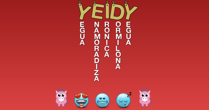 Emoticones para yeidy - Emoticones para tu nombre