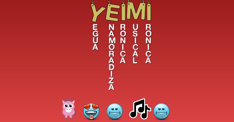 Emoticones para yeimi - Emoticones para tu nombre