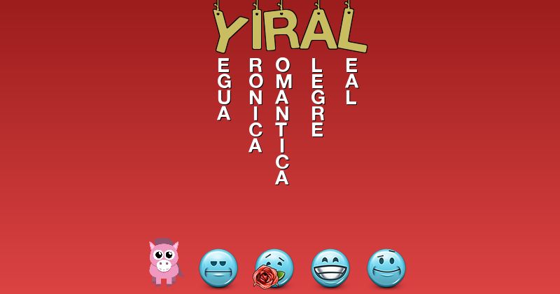 Emoticones para yiral - Emoticones para tu nombre
