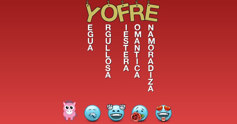 Emoticones para yofre - Emoticones para tu nombre