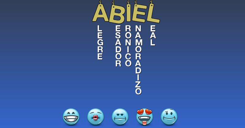 Emoticones para abiel - Emoticones para tu nombre