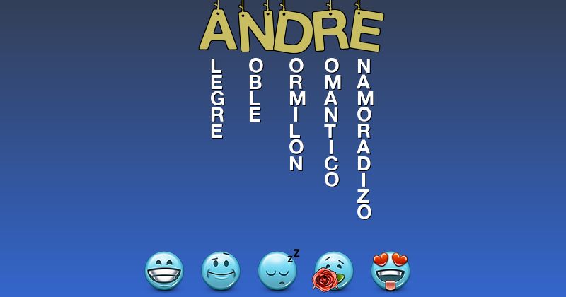 Emoticones para andre - Emoticones para tu nombre