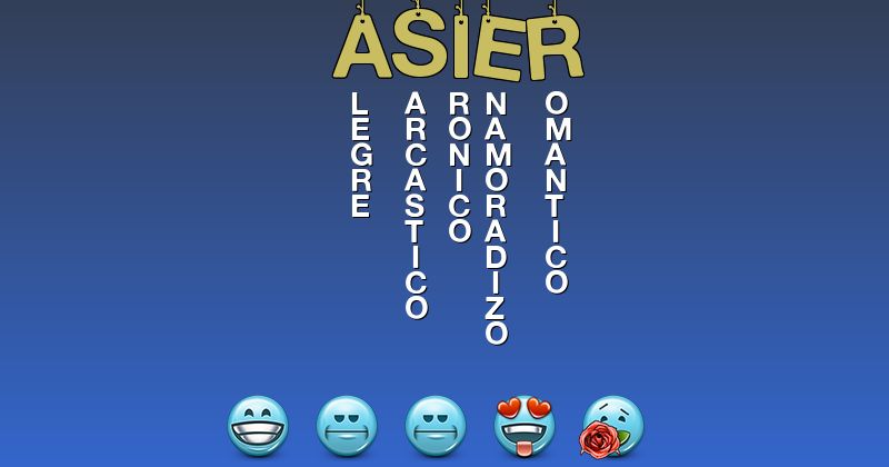 Emoticones para asier - Emoticones para tu nombre