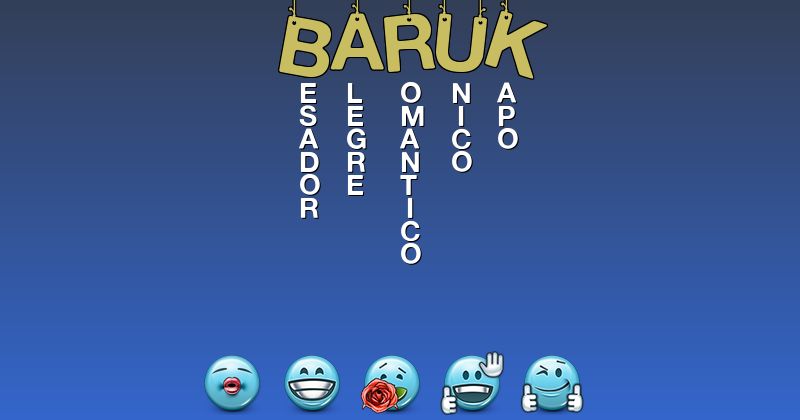 Emoticones para baruk - Emoticones para tu nombre