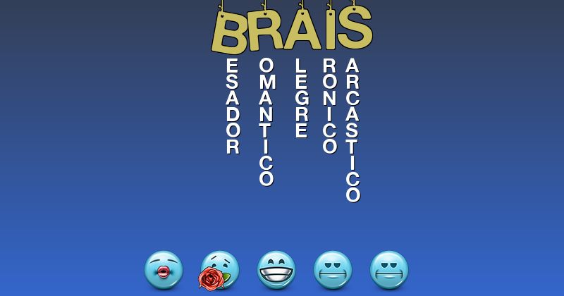 Emoticones para brais - Emoticones para tu nombre