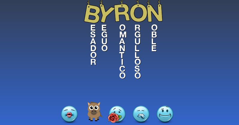 Emoticones para byron - Emoticones para tu nombre