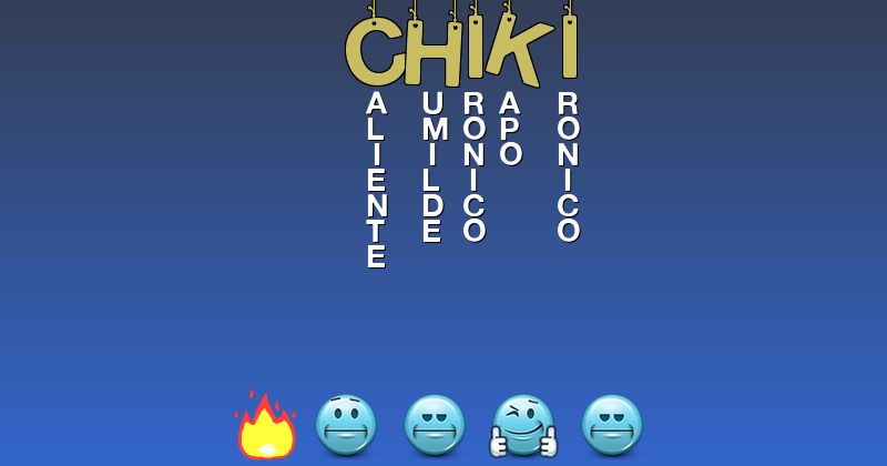 Emoticones para chiki - Emoticones para tu nombre