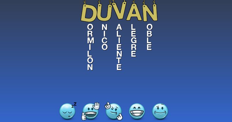 Emoticones para duvan - Emoticones para tu nombre