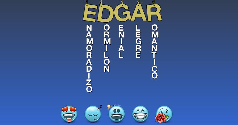 Emoticones para edgar - Emoticones para tu nombre