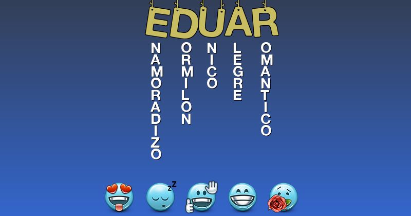 Emoticones para eduar - Emoticones para tu nombre