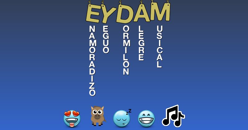 Emoticones para eydam - Emoticones para tu nombre